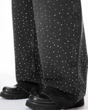 Acid Washed Rhinestone  Baggy Jeans | Inflation Streetwear INFLATION