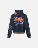 Boxy Graffiti Zip Up Hoodie | Inflation Streetwear INFLATION