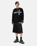 Leopard Cross Graphic Waffle T-Shirt | Inflation Streetwear