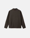 Waffle Long Sleeve Polo Shirts | Inflation Streetwear INFLATION