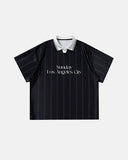 Vintage Striped Polo Jersey | Inflation Streetwear INFLATION