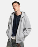 Fleece Zip-Up Oversized Hoodies | Inflation Streetwear
