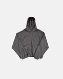 Distressed Stiching Aicd Wash Zip Up Hoodies | Inflation Streetwear INFLATION