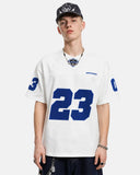 high street casual t shirt with chest logo embroidery