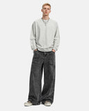 Deconstructed Distressed Barrel Jeans | Inflation Streetwear INFLATION