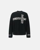 Leopard Cross Graphic Waffle T-Shirt | Inflation Streetwear