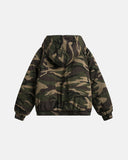 Camo Faux Fur Lined Bomber Jacket | Inflation Streetwear INFLATION