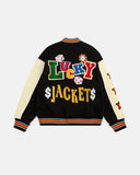 Poker Embroidery Varsity Jacket | Inflation Streetwear INFLATION