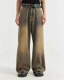 Brown Acid Wash Baggy Jeans | Inflation Streetwear INFLATION