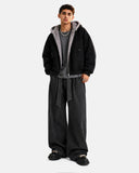 Cleanfit Faux Fur Lined Hooded Padded Jacket | Inflation Streetwear