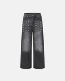 Studded Straight Leg Jeans | Inflation Streetwear INFLATION