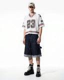 Raw Denim Carpenter Long Jorts | Inflation Streetwear INFLATION