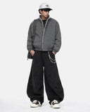 Washed Faux Fur Lined Boxy Jacket | Inflation Streetwear