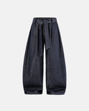 Raw Silky Denim Jeans with Belt | Inflation Streetwear INFLATION