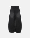 relaxed barrel-leg denim jeans rear view