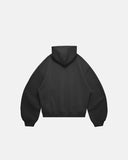 High Collar Fleece Double Zip-Up Hoodies | Inflation Streetwear INFLATION