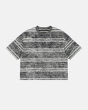 retro striped streetwear t-shirt