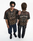 Vintage Colorblock Leopard Mesh Jersey | Inflation Streetwear INFLATION