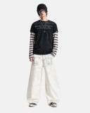 Distressed Graphic Layered Baby T-Shirt | Inflation Streetwear