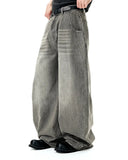INFLATION Washed Barrel Baggy Jeans INFLATION