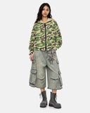 Camo Mega Zip Knit Sweater | Inflation Streetwear