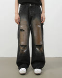 Vintage Ripped Baggy Jeans | Inflation Streetwear INFLATION