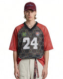 Color-Block Oversized Mesh Jersey | Inflation Streetwear INFLATION
