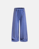 Washed Rivet Wide Leg Sweatpants | Inflation Streetwear