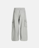 Grey Cargo Baggy Sweatpants | Inflation Streetwear INFLATION