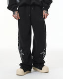 Stitching Spray-Painted Graffiti Sweatpant | Inflation Streetwear INFLATION