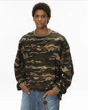 Boxy Camo Tees in Khaki | Inflation Streetwear INFLATION