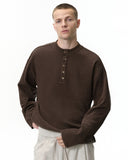 Old Money Style Henley Long Sleeve Tees | Inflation Streetwear INFLATION