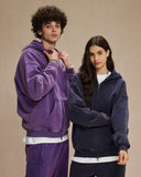 INFLATION Vintage Washed Zip Up Hoodie INFLATION