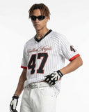 Pinstripe Number Mesh Jersey | Inflation Streetwear INFLATION