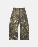 Pink Embroidered Camo Baggy Pants | Inflation Streetwear INFLATION