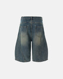 Scimitar Denim Baggy Jorts | Inflation Streetwear INFLATION