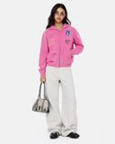 Graffiti Washed Zip Up Hoodie | Inflation Streetwear
