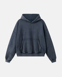 Washed Fleece Boxy Hoodie | Inflation Streetwear