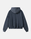 Washed Fleece Boxy Hoodie | Inflation Streetwear