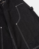 Metal Clasp Contrast Stitch Baggy Jeans | Inflation Streetwear