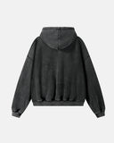 Washed Fleece Boxy Hoodie | Inflation Streetwear