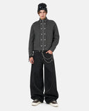 Napoleon-Inspired Button Boxy Jacket | Inflation Streetwear