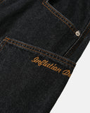 Spray-Dyed Cargo Barrel Jeans | Inflation Streetwear