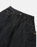 Raw Textured Cargo Barrel Jeans | Inflation Streetwear