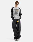 Portrait Waffle Long Sleeve Tee | Inflation Streetwear