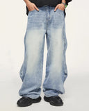 INFLATION Wave Washed Baggy Jeans INFLATION