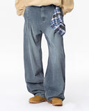 Acid Wash Detachable Bandana Baggy Jeans | Inflation Streetwear INFLATION