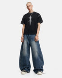 Deconstructed Barrel Jeans | Inflation Streetwear INFLATION