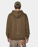 Distressed Ribcage Wash Hoodie | Inflation Streetwear INFLATION