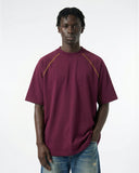 Contrast Color Stiching Stretch T-shirt | Inflation Streetwear INFLATION